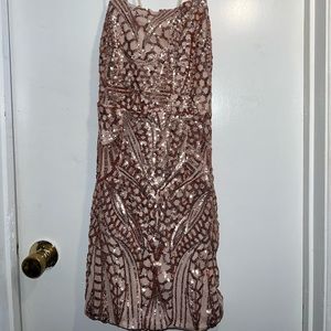 Sequenced Mini Dress Size Small